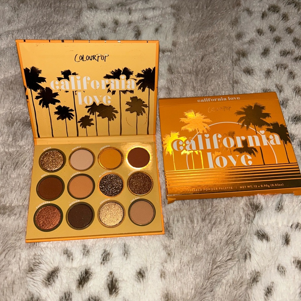 ColourPop California Love Eyeshadow Palette - Rich Golds and Browns